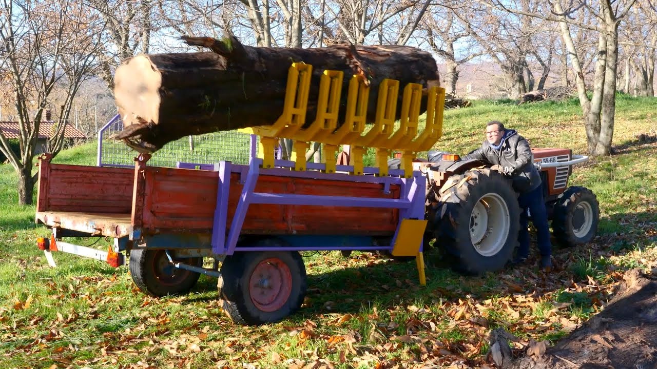 Caricatore taglia tronchi