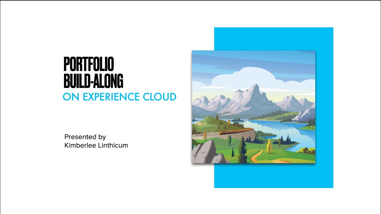 Portfolio Build-Along on Salesforce Experience Cloud Part3 of 4