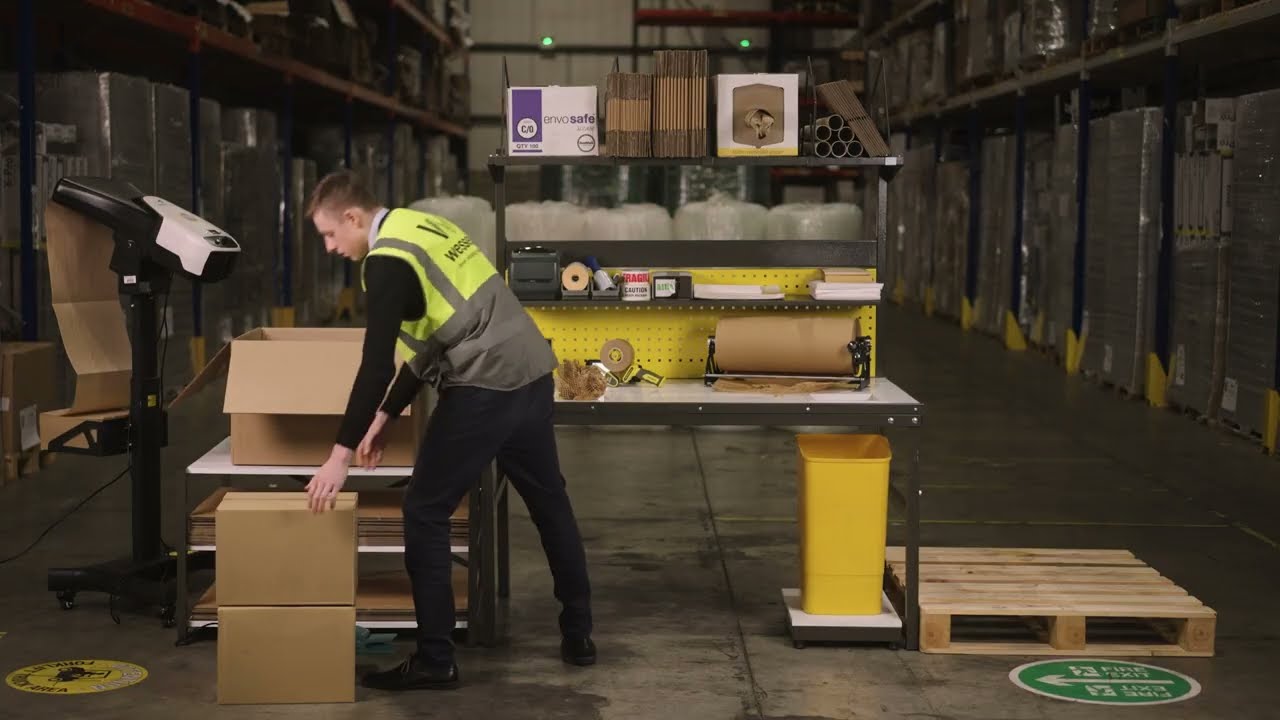 PackHub™   the ultimate packing station from Wessex Packaging