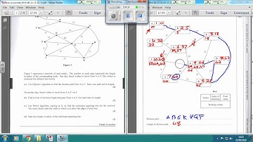 RescorlaMaths D1 June 2016 paper Q4 Dijkstra and Prim