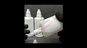 Introducing the 100 ml HDPE Material Milky White Seal Dropper Bottle with Cap & Plug by M.C. PIPWALA
