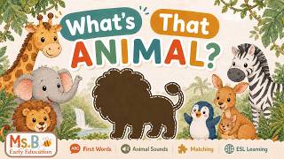What's That Animal? 🦁🦓 Learn Zoo Animals Names & Sounds for Toddlers (First Words, ESL) screenshot 4