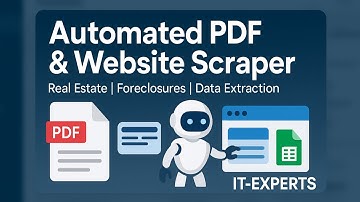 USA County Property PDF Scraper | Auto-Save to Google Sheets | Real Estate Automation Tool