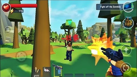 Tegra Crafting and Building Survival Shooter - Android Gameplay