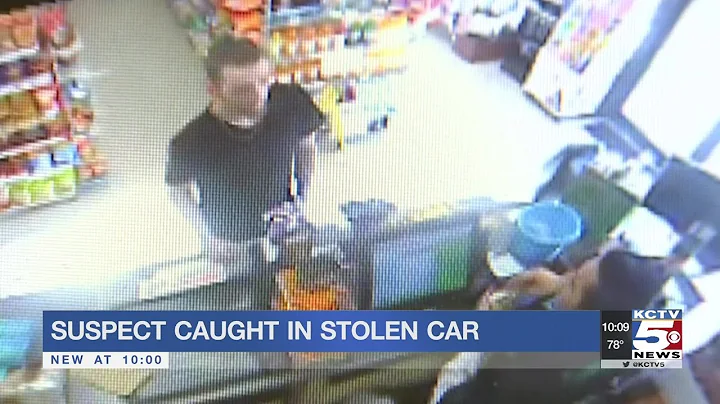 Suspect caught with stolen car, gun