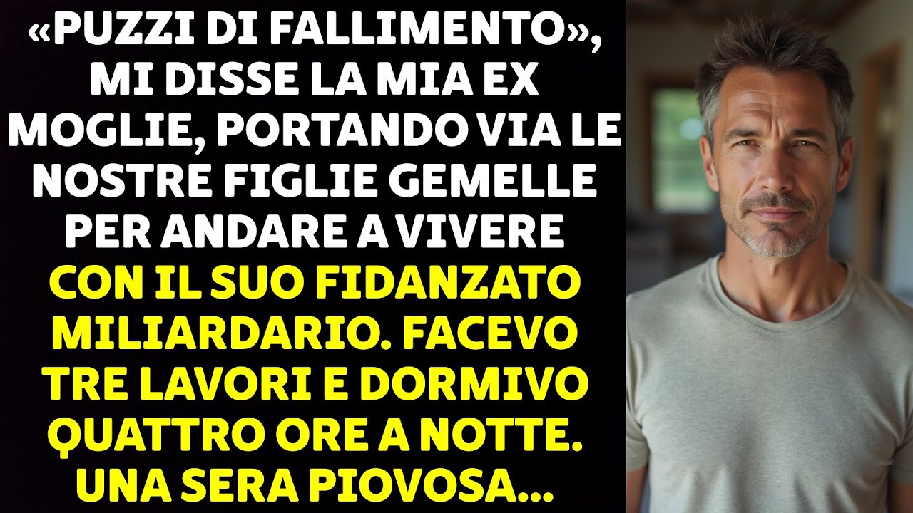 «PUZZI DI FALLIMENTO», MI DISSE LA MIA EX MOGLIE, PORTANDO VIA LE NOSTRE FIGLIE GEMELLE PER ANDARE A
