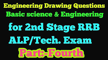 Engineering drawing questions mcq|RRB ALP CBT2 EXAM|Basic science questions