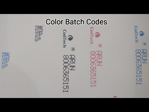 Color Batch Coding | Color Inkjet Printer | Color Inkjet Batch Coding | Red Blue Black Inkjet Coding