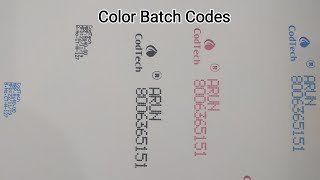 Color Batch Coding | Color Inkjet Printer | Color Inkjet Batch Coding | Red Blue Black Inkjet Coding