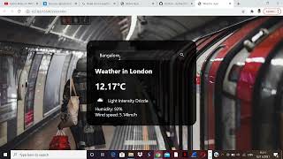 Weather Application screenshot 3