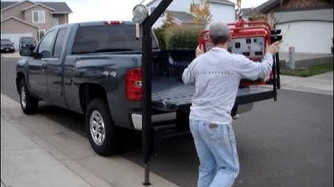 Loading a generator into a truck