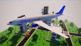 Realistic Minecraft Plane Crashes Teardown gameplay!