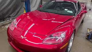 2005 Chevrolet Corvette in for service