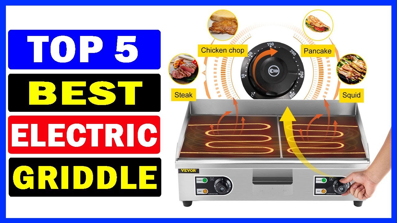 Top 5 Best Electric Griddle Of 2025 | Best Electric Griddle Reviews