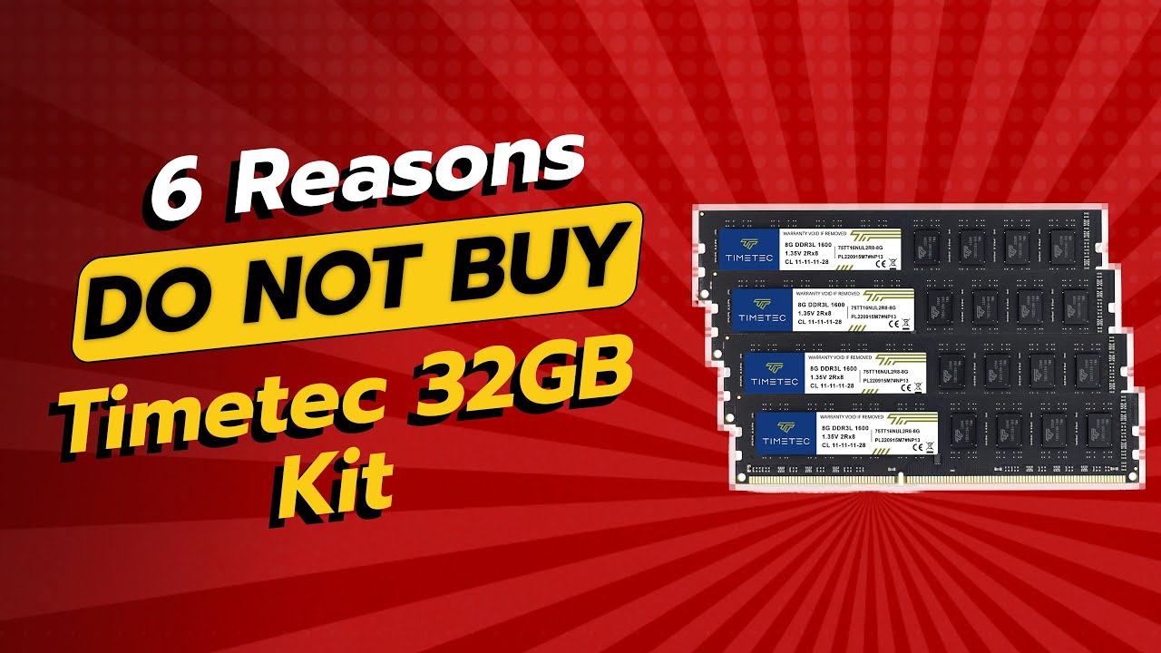 DON'T BUY Timetec 32GB Kit WITHOUT WATCHING THIS! 😱 (6 Reasons)
