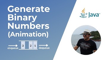 Generate Binary numbers from 1 to n using a Queue | Animation
