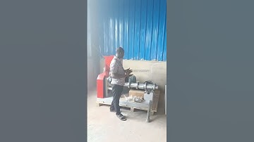 Client come to check machines in shagamu warehouse#floatingfishfeedmachine #fishfeed #fishfarming