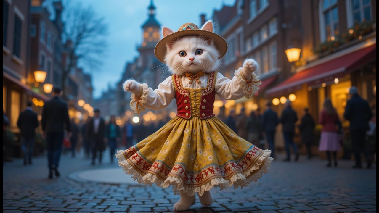 Dancing Cats Dances from Various Countries - YouTube