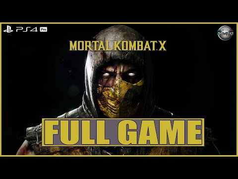 MORTAL KOMBAT X Story PS4 Pro Gameplay Walkthrough FULL GAME No Commentary 