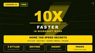 "LESSON 04: Master Home Tab + Insert Menu + Pages Like a PRO! 💯"