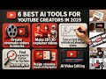 6 AI Tools Every YouTube Creator Should Know In 2025