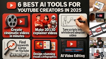6 AI Tools Every YouTube Creator Should Know In 2025