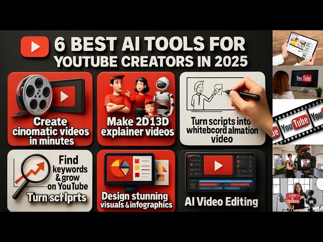 6 AI Tools Every YouTube Creator Should Know In 2025
