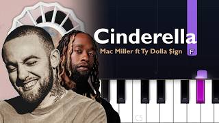 Mac Miller - Cinderella (feat. Ty Dolla $ign)  (Piano Tutorial) screenshot 1