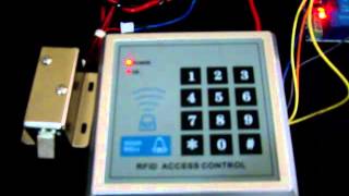 RFID Door Lock Access Control System Demo
