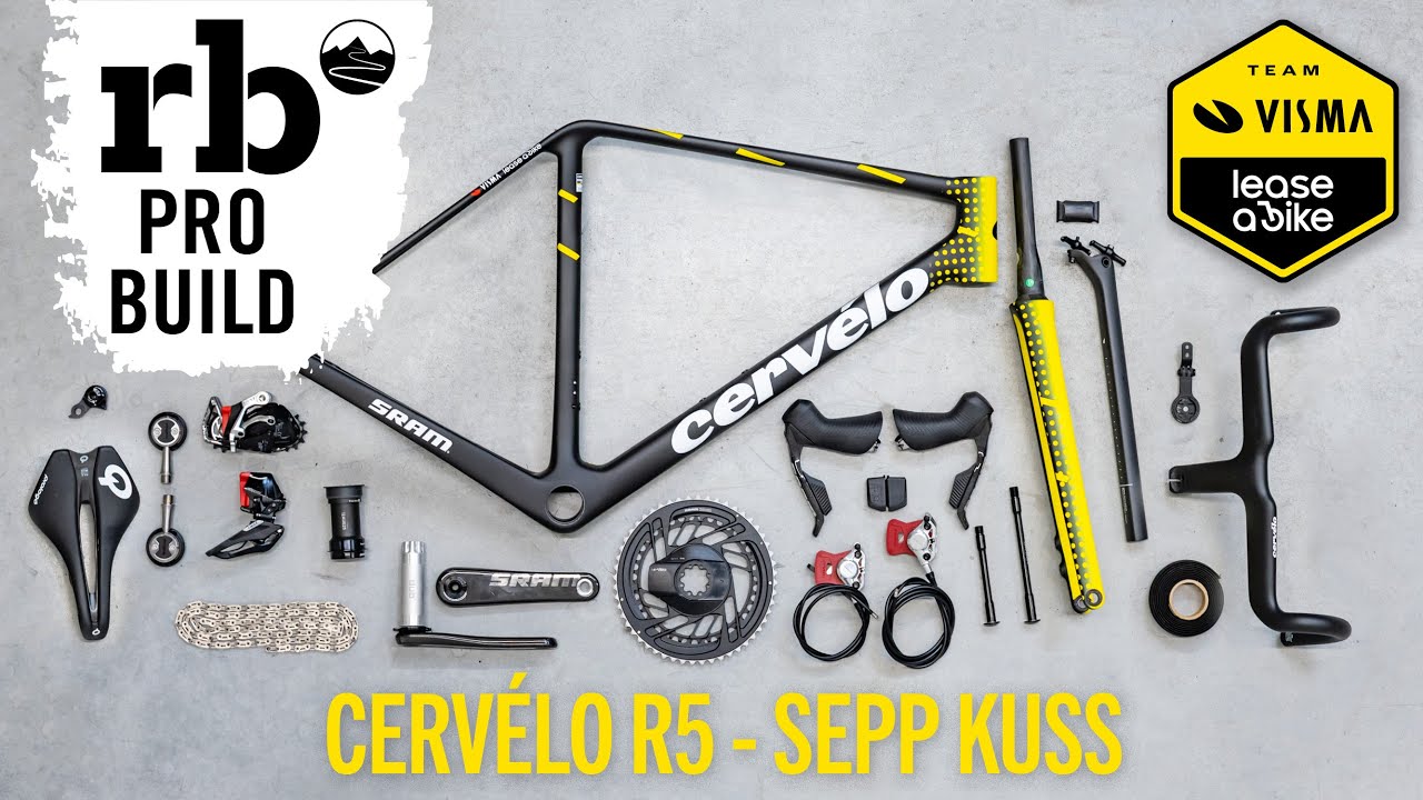 Lightest raodbike | 6.651 g | DreamBuild Cervélo R5 Sepp Kuss 