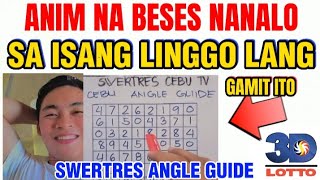 TAMANG PAGGAMIT NG SWERTRES ANGLE GUIDE ARAW-ARAW PANALO /6-7 beses sa loob ng Isang linggo