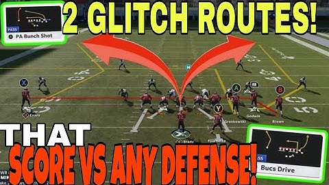 💣BOMBS AWAY! 2 Glitch Pass Plays that Score 1 Play Tds Vs Any Defense in Madden NFL 21! Offense Tips