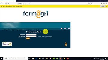 installation de la plate forme formagri en local