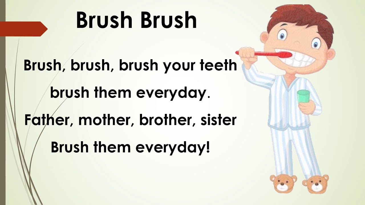 Brush Brush। nursery rhyme । kids song clap। kids videos । kids Diana
