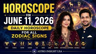 Horoscope for June 11, 2026 | Daily Horoscope for All Zodiac Signs | Astro Insight USA