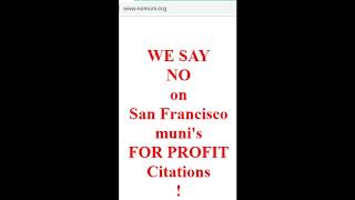 San Francisco sfmta muni Citation Hearing