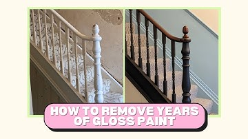 How to remove gloss paint from woodwork using paint stripper | Sharn