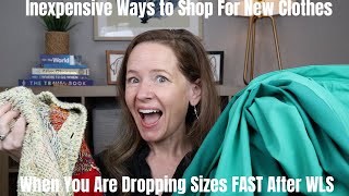 How to Save Money on Clothes When You Are Dropping Sizes FAST After Weight Loss Surgery WLS