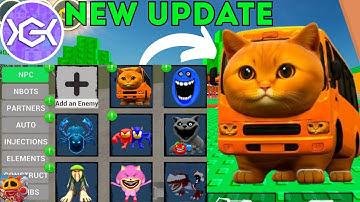 Nextbot in Playground 9.3.7 mod NEW UPDATE ALL unlock Cat Bus ROBLOX HUNGRY WORM in Garry