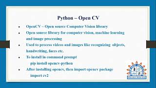 OpenCV Introduction in Python programming in Tamil