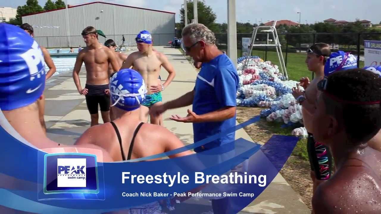 Peak Performance Swim Camp | Freestyle Breathing Technique | On-Deck with Coach Baker