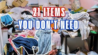 Things You’re Keeping That Are Filling Up Your Space (21 Items to Declutter Now)