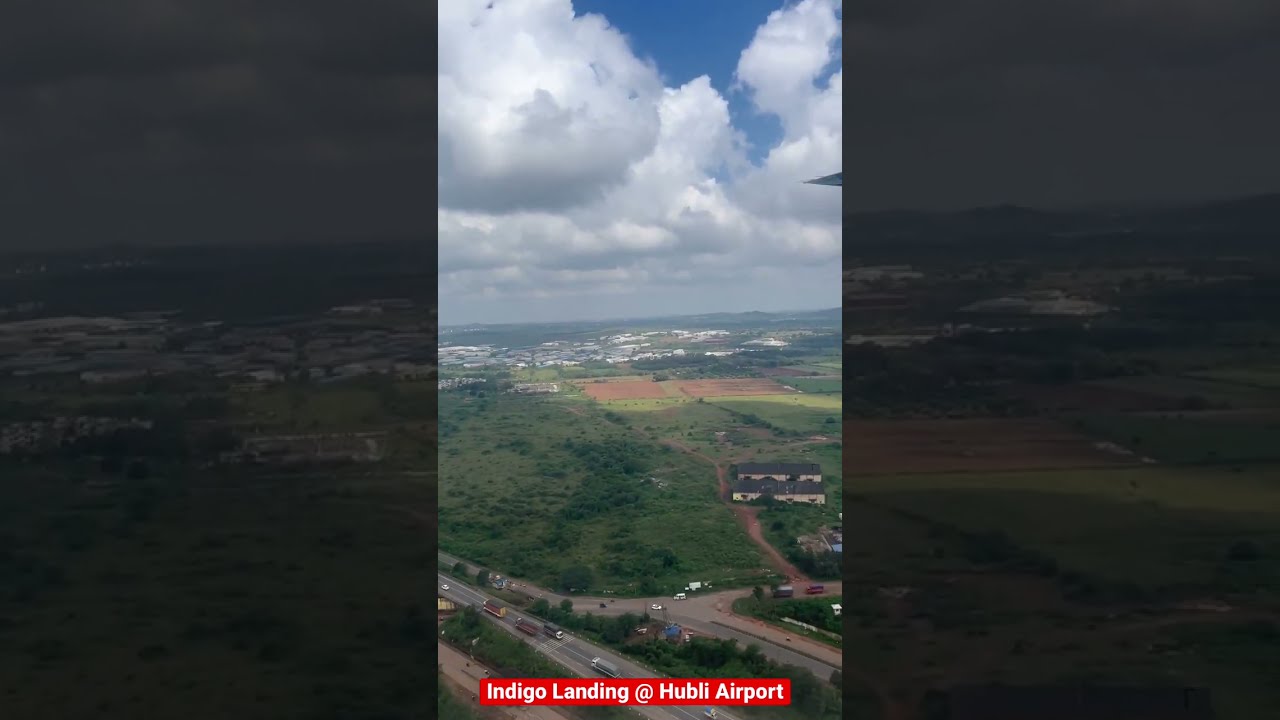 Hubli Airport Flight Landing