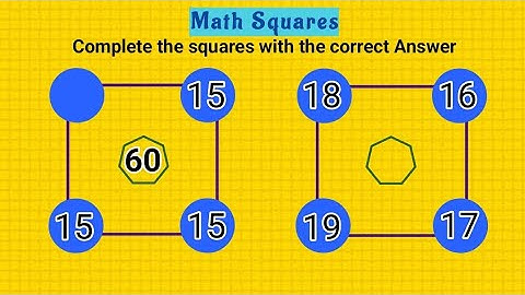 Math Squares/Can you pass this math Quiz/ Addition Math Squares/Fun Maths game/Fun Addition Practice