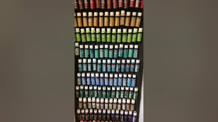 The BEST paint storage I’ve ever had 🎨 #diy #art #artist #painting #lifehacks #tips #tipsandtricks