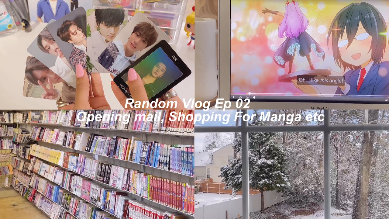 ☆.｡.:* Random Vlog Ep 02 : Shopping For Manga, Opening mail & More .｡.:*☆