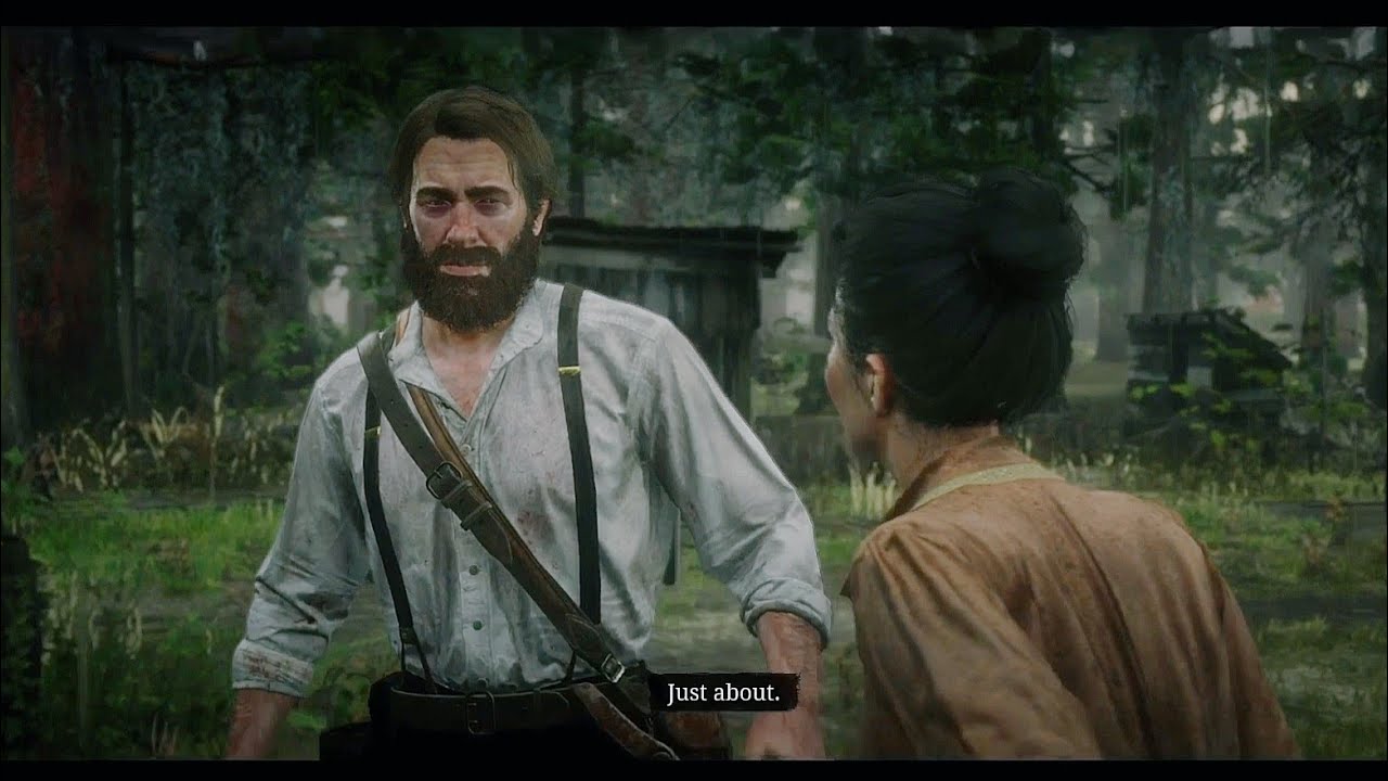 I Love How Arthur Completely Ignores Strauss In This Scene - RDR2 - YouTube