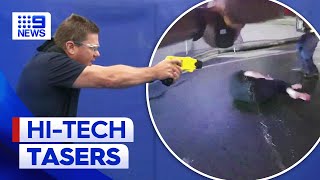 New Taser on trial can shoot targets up to 13 metres away | 9 News Australia