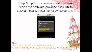 How to backup Samsung Droid Charge Smartphone SMS to mac screenshot 5