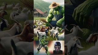 Superheroes As a Goat Farmer 🤣 Marvel & Dc - All Characters #avengers #shorts #marvel